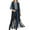 Black womens coat, variant on Usmixi Womens Vest Jacket Fringe Jacket for Women Casual Solid Sleeveless Long Vest Coat Open Front Tie Lightweight Pocket Fall Cardigan Outwear with Tassel Winter Vest Jacket