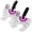 Llamas, variant on Miami Carryon Navy Llama Luggage Tags - Set Of 2