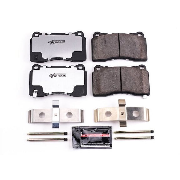 Front Brake Pad Set - Compatible with 2006 - 2011 Cadillac STS - Power Stop