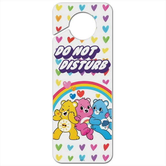 Care Bears: Unlock the Magic Hug Life Plastic Door Knob Hanger Sign