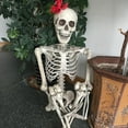 thumbnail image 4 of 90cm Full Size Poseable Human Prop Skeleton Party Haunted House Decorations Halloween, 4 of 5