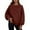 Brown, variant on Erwazi Oversized Sweatshirts for Women Crewneck Long Sleeve Pullover Tops Casual Fall Outfits
