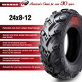 thumbnail image 3 of WANDA Premium 8 Ply ATV Tires 24x8-12 24x8x12 Front & Rear Mud Sling Set 4, 3 of 11