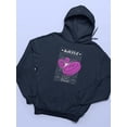thumbnail image 3 of Flying 3D Smiles Techno Style Hoodie Women -Image by Shutterstock, Female Small, 3 of 4
