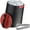 Red, variant on PINNACLE Insulated Stainless Steel Ice Bucket with Lid, Tongs & Collapsible Handles Blue