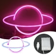 thumbnail image 1 of Planet Sign Light Planet Decoration Led Light Operation Children'S Room Decoration Aesthetics Classroom Sign Game Player Wall Christmas Clearance, 1 of 7