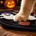 thumbnail image 5 of Aoznliie Door Mat, Halloween Pumpkin Ghost Decorative Welcome Mat for Front Door, 24x16 inch Non Slip Entryway Rug, Multicolor, 5 of 7