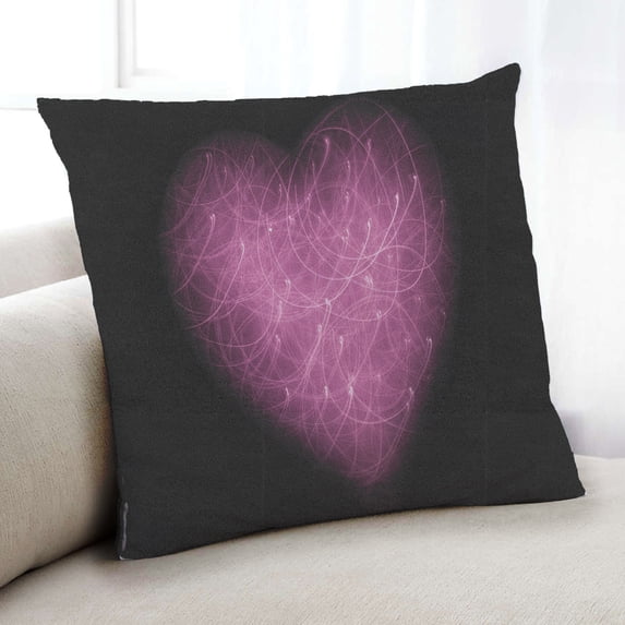Ahgly Company Culture Love Indoor Throw Pillow, 18 inch by 18 inch