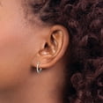 thumbnail image 2 of Auriga Fine Jewelry 925 Sterling Silver Round Antiqued Fancy Hoop Earrings for Women (L -15mm, W - 13mm), 2 of 5
