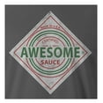 thumbnail image 2 of 9 Crowns Tees Unisex Awesome Hot Sauce Graphic T-Shirt (Tabasco Mens Metal, XX-Large), 2 of 4