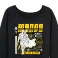 thumbnail image 3 of Star Wars - The Mandalorian Mando Dark Digital  - Wo Men's French Terry Long Sleeve Pullover, 3 of 5