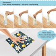 thumbnail image 3 of Yayeee 6 Pack Kitchen Dish Cloths Set for Washing Soft Drying Absorbent Microfiber Towels, Lemon Flowers, 3 of 9