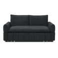thumbnail image 4 of Miekor Furniture Sleeper Sofa, Sofa Bed- 3 in 1 Pull Out Couch Bed with Teddy Chaise for Living Room, Sofa Sleeper with Pull Out Bed,3color,Black 21276, 4 of 12