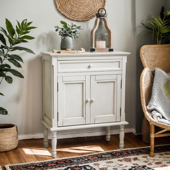 Farmhouse Buffet Cabinet with Storage, Kitchen Storage Cabinet, Door Coffee Bar Cabinet with Drawers, Sideboard Wood Buffet Table for Entryway, Dining Room, Living Room, White