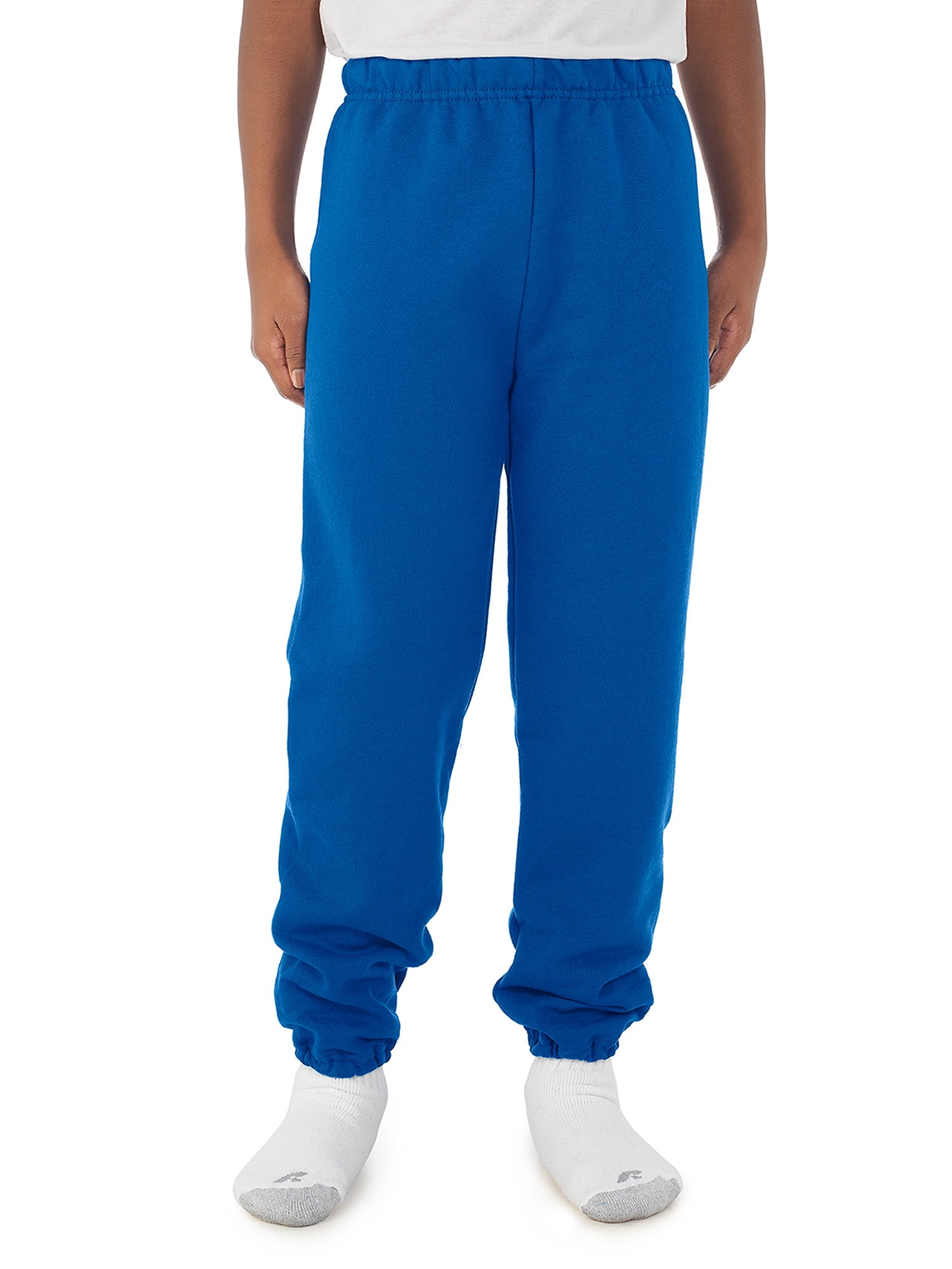 Blue jogging bottoms clearance