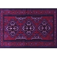 thumbnail image 1 of Ahgly Company Indoor Rectangle Persian Purple Traditional Area Rugs, 5' x 8', 1 of 4