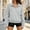 Gray, variant on Women’s Quarter Zip Pullover Sweatshirt,Ladies Athletic Casual Top Sizes S-2XL