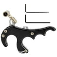 thumbnail image 2 of IWMango Outdoor Metal 4-Finger Archery Bow Release Thumb Trigger Gripper Hunting AccessoriesBlack, 2 of 17