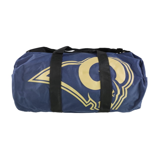 Forever Collectibles LA Rams Duffle Bag para hombre, azul, grande (26 in. - 29 in.)