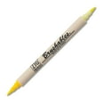thumbnail image 2 of Kuretake Zig ZIG Brushables Dual-Tip Marker, Pure Yellow, 2 of 2