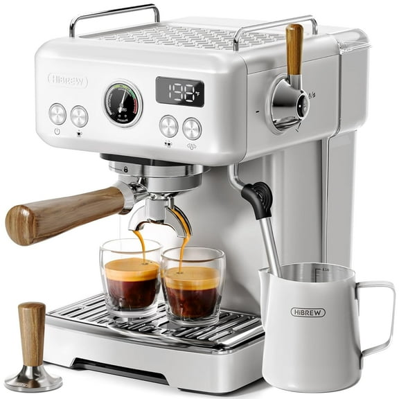 HiBREW H10PLUS 20Bar Espresso Coffee Machine with Adjustable Temperature & Steam