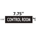 thumbnail image 3 of Control Room Sign - Black (Aluminium, Size 2X7.5) (ref-2201), 3 of 5