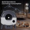 thumbnail image 2 of Automatic Self-Cleaning Cat Litter Box for Multiple Cats, 76L Large Capacity, Ultra-Quiet, App Controlled, Triple Safety Sensors, Easy to Clean, Includes Trash Bags, 2 of 9