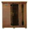 Heat Wave SA1318 Klondike 4 Person Carbon Cedar Heatwave Sauna