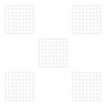 thumbnail image 1 of Transemion Portable Pet Playpen Panel Cage Fence Metal Guinea pig Wire plain white Grid 5Set, 1 of 6