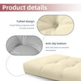 thumbnail image 6 of Millsilo Tufted Bench Cushion - Non-Slip, Water-Resistant, Foam Filled - 36 x 14 x 4 In, 6 of 6