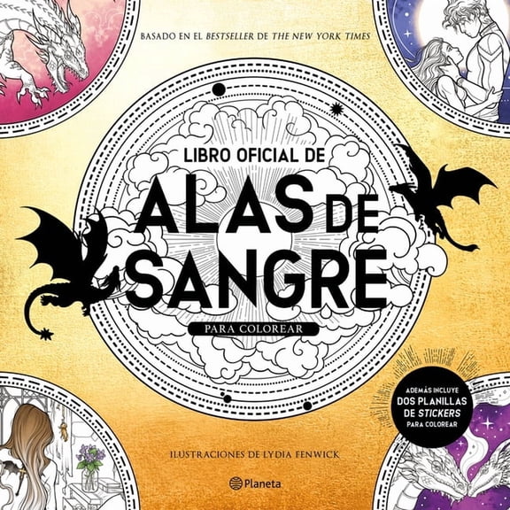 Alas de Sangre. Libro Oficial Para Colorear / Fourth Wing: The Official Coloring and Sticker Book, (Paperback)