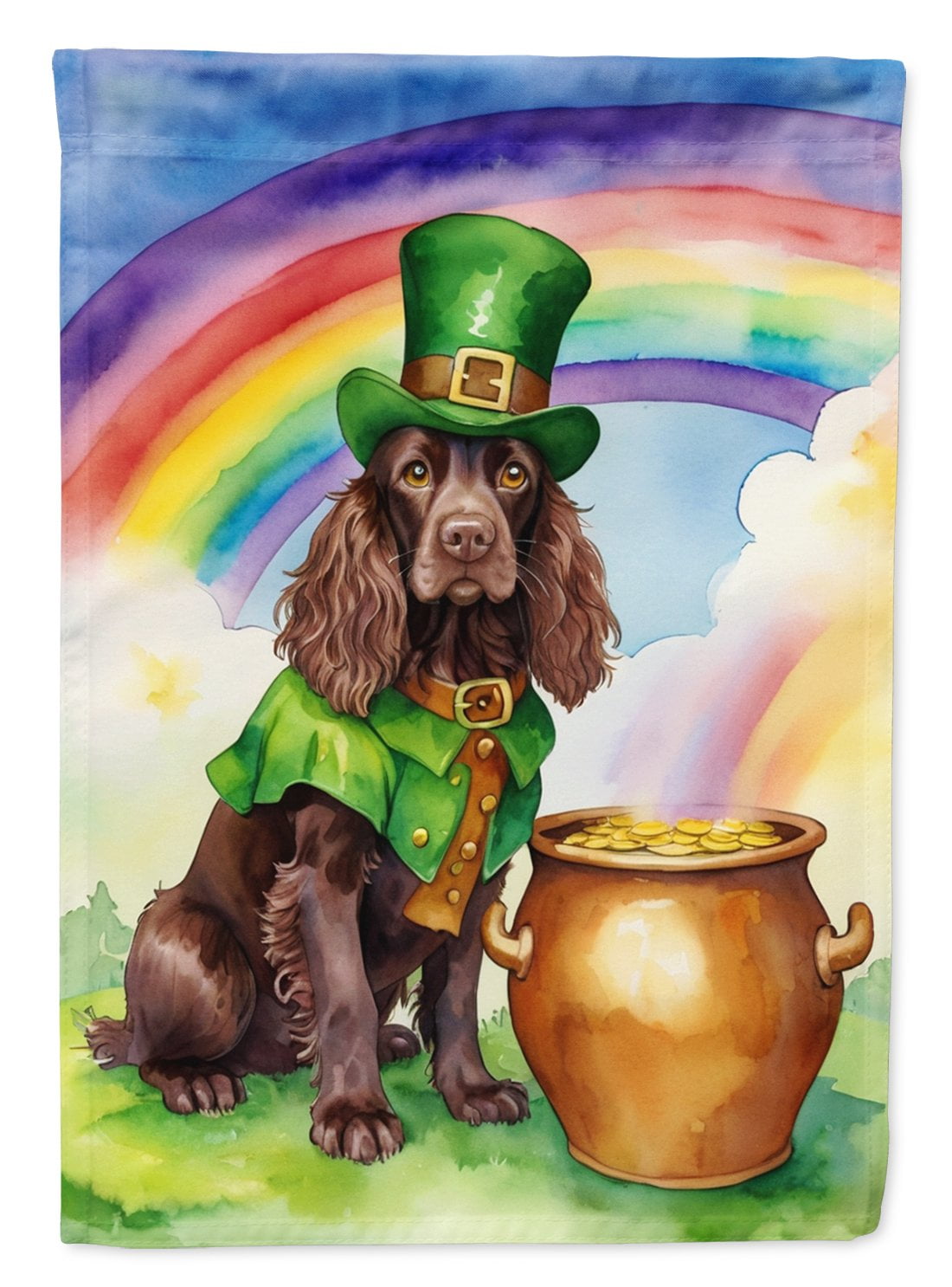 Belgian Tervuren St Patrick's Day Garden Flag 11.25 in x 15.5 in