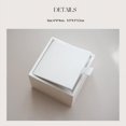 thumbnail image 1 of KUIZAP Jewelry High-end Wooden Packaging Box Rings Necklaces Earrings Badges Gift Boxes Jewelry Storage Boxes(White)6*6*4, 1 of 7