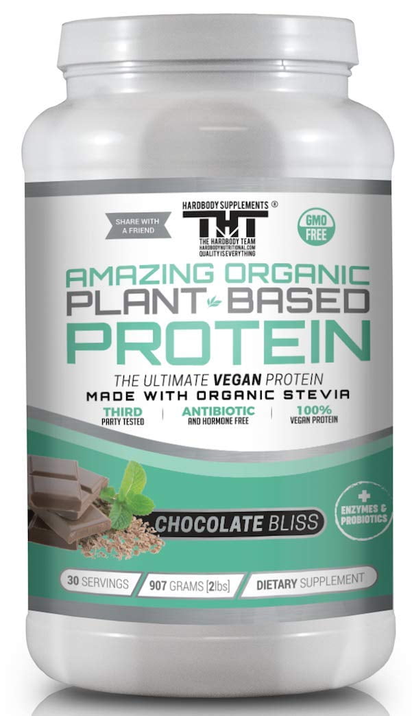 Amazing Organic Plant Based Vegan Protein Powder made with Probiotic’s, Digestive Enzymes
