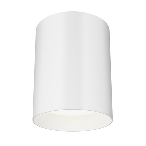 Artika Radius Modern Flush Mount Ceiling Light Fixture, White