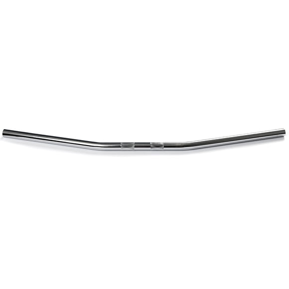Krator Motorcycle Handlebar 7/8" Chrome Zero Drag Bar Style Bobber Cruiser Cafe Racer Compatible with Honda CB 125 350 400 450 650 750 900 Super Sport
