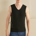 thumbnail image 6 of Yusimy Men's Thermal Vest High Elasticity Fitted Round Neck Pullover Heated with Pockets USB Charging Casual Tech-Enhanced Style, 6 of 7