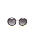 thumbnail image 2 of Miu Miu MiuMiu 06S 06 VYU-5D1 Gold Black Glitter Gray Gradient Sunglasses MU06SS, 2 of 5