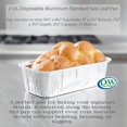 thumbnail image 2 of KitchenDance Disposable Aluminum Loaf Pans (50, 2 Pound Lo, 2 of 3