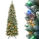 thumbnail image 1 of Árbol de Navidad Homde Lápiz de 2,1 m con luces Y nieve Decoración navideña, 1 of 7