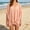 Swim-206Pink, variant on Gamivast Beach Cover ups for Women Watercolor Leaf Print Kimono Open Front Longline Cardigan Flowy Half Sleeve Resort Wear Vacation Beach to Boardwalk Cruise
