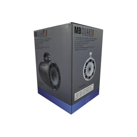 MB Quart - NAUTIC 8" 2-Way Marine Speaker (Each) - Black