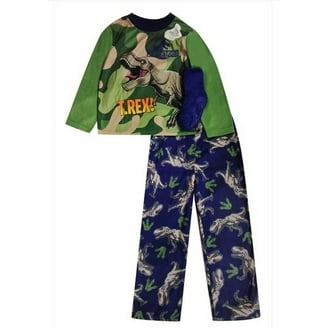 Jurassic World Dinosaurs T-Rex, Raptor, Triceratops Boys Fleece