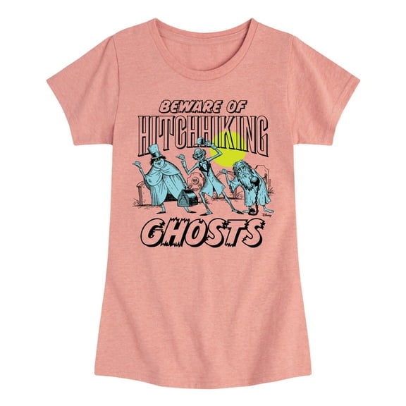 The Haunted Mansion - Hitchhiking Ghosts - Toddler & Youth Girls Short Sleeve Graphic T-Shirt