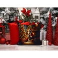 thumbnail image 2 of Carolines Treasures DAC4159PW1414 14 x 14 in. Siberian Husky & Santa Claus Throw Pillow, 2 of 5