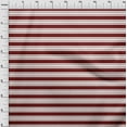 thumbnail image 3 of oneOone Polyester Lycra Dark Red Fabric Stripes Craft Projects Decor Fabric Printed By The Yard 56 Inch Wide-FHR, 3 of 4