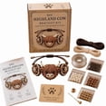 thumbnail image 2 of Highland Cow Bracelet Making Kits, Complete Beaded Jewelry Supplies, DIY Handmade Craft Sets with Instructions, Creative Chenille Sticks Art Toys for Hobbyists Adults Handicraft Making, 4*2in, 2 of 5