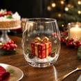 thumbnail image 5 of Cute Christmas Collection Commemorative Glass Cup Large Capacity 2D Printed Glass For Daily Drink Holiday Table Decor Gift, 5 of 8