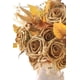 thumbnail image 3 of Flores artificiales Floroom, rosas de espuma doradas envejecidas, 25 unidades, 3 of 5