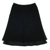 Women's Double-Layered Chiffon Skirt